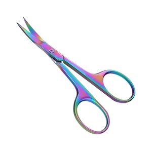 Ciseaux à sourcils à lame affûtée, design simple, tendance, haute qualité, prix bas, logo personnalisé - Product Image 5