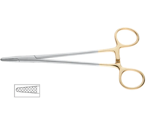 Pince à aiguille chirurgicale en acier inoxydable couleur or pour chirurgie esthétique des paupières doubles, certifiée CE MEDIGROW, pour liposuccion - Product Image 1