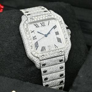 Reloj de Diamantes Moissanite de Estilo Japonés de Primera Calidad para Negocios y Eventos Formales, Disponible para Suministro al por Mayor - Product Image 1