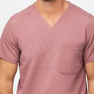 Blouse de travail médicale légère pour hommes, idéale pour les médecins, les infirmières et le personnel de clinique, avec design personnalisé et approvisionnement en gros - Product Image 6