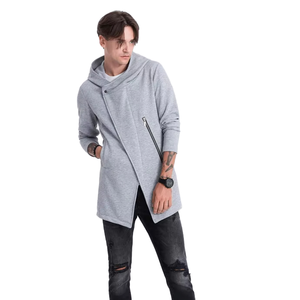 Sweat-shirt à capuche pour homme de luxe en gros, 100% coton, imprimé personnalisé, design thermique gonflé, fermeture éclair, respirant, sweat-shirt d'hiver - Product Image 1