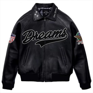 Chaqueta Avirex de Cuero con Bordado de Alta Calidad, Diferentes Colores Disponibles, Tallas Personalizadas, Chaqueta de Cuero de Ensueño en Oferta para Unisex - Product Image 3