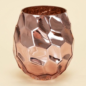 Juego de vasos de agua de cobre puro 100% hechos a mano con diseño tradicional en relieve para beneficios y bienestar ayurvédicos. - Product Image 2