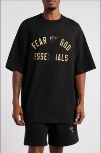 Camiseta Blanca Oversize Esencial de Algodón para Hombre, Manga Corta, Cuello Redondo, Diseño con Letras Estampadas, Estilo Casual Urbano, Transpirable, Ajuste Jersey - Product Image 3