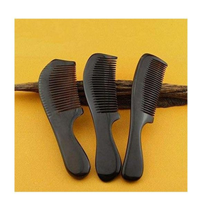 หวีผมคุณภาพดีที่สุด 100% ทำจากเขาควายสีดำ หวีทรงโบราณ หวีจัดแต่งทรงผม หวีซี่ห่าง มีด้ามจับ ทำจากวัสดุธรรมชาติ - Product Image 5