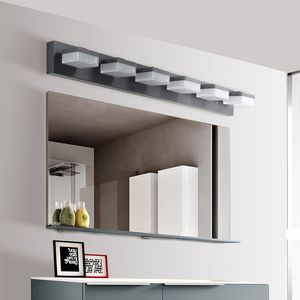 Modern 6-<b>Light</b> Black LED <b>Vanity</b> <b>Mirror</b> <b>Light</b> Fixture for Bathrooms and Makeup Tables W1340110609/L2015 Same Product Category - Product Image 2