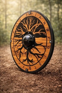 Vinilo Decorativo de Pared Art Deco de 24 Pulgadas |   Diseño de naturaleza muerta hecho a mano, artesanía de Calvin de Uttarakand - Product Image 4