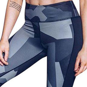 Mallas tejidas de cintura media para mujer de calidad superior con precio de impresión de logotipo personalizado Servicios OEM - Product Image 3