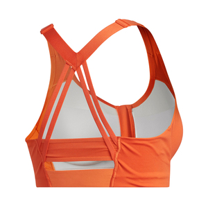 High Impact Women Seamless Racerback Sports Bra With <b>Mesh</b> Panel Hollow Out Design Breathable Yoga Workout <b>Top</b> Medium Support - Product Image 4