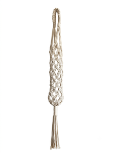 Cesta de Frutas de Macramé Bohemio de Algodón con Borlas, Bolsa Colgante de Red para Limones y Limas - Almacenamiento y Decoración de Cocina Ecológicos y Reutilizables - Product Image 4