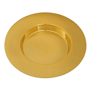 Plato apilable de latón para pan |   Plato para Servir Comunión – DOUBLE VEE EXPORTS - Product Image 1