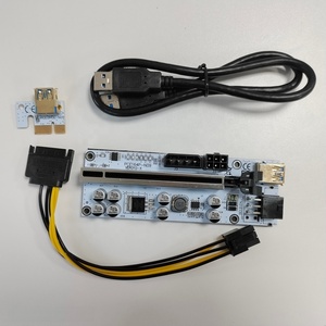 Câble d'extension de <span class=keywords><strong>carte</strong></span> <span class=keywords><strong>graphique</strong></span> PCIe GPU <span class=keywords><strong>Riser</strong></span> 1X à 16X, adaptateur d'alimentation V011 Pro VER12 010S Plus, kit de <span class=keywords><strong>minage</strong></span> USB 3.0 - Product Image 4