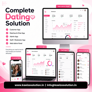 Servicio de Desarrollo de Aplicaciones Móviles para Citas Personalizadas con Interfaz de Usuario Moderna y Funciones Avanzadas con Emparejamiento por IA, Chat y Videollamadas - Product Image 2