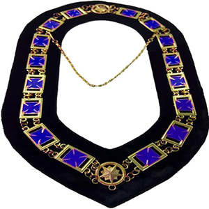 Collares de Cadena Masónicos de Primera Calidad Hechos a Medida, Collar de Cadena Masónico de los Caballeros Templarios - Product Image 5