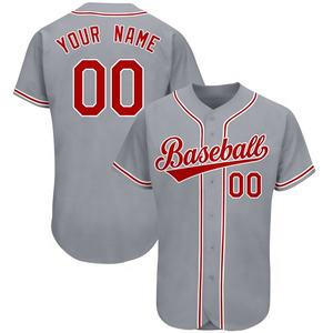 Jersey de béisbol de poliéster 2025 personalizado 100% para hombre, ropa deportiva de alta calidad con impresión por sublimación al por mayor para clubes juveniles - Product Image 2