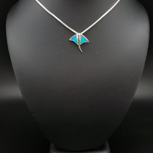 NIKHIL GEMS Dainty Blue <b>Opal</b> Stingray <b>Pendant</b> 925 Sterling Silver Vintage Engagement Jewelry Gift for Her Third Party Appraisal - Product Image 3
