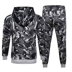 Conjunto Deportivo para Hombre Sublimado, Ligero, Transpirable, con Tela que Absorbe la Humedad, Chaqueta con Cierre Completo y Pantalones Jogger Flexibles - Product Image 2