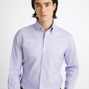 Camisa de Vestir Ligera para Hombre, Personalizada OEM ODM, Mezcla de Poliéster, Casual, Verano, con Botones, Hecha en Pakistán - Product Image 6
