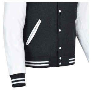 Vestes de baseball et manteaux de haute qualité en laine et cuir, sur mesure, respirants, pour hommes. - Product Image 5