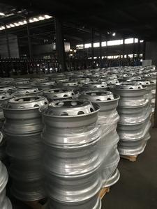 Nouvelles jantes de camion 22,5x8,25 11R22,5, jantes en alliage d'aluminium forgé, jantes en acier sans chambre à air, finition chromée argentée, modèle Foton - Product Image 4