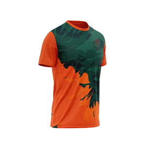 เสื้อยืดผู้ชายผ้าเจอร์ซีย์โพลีเอสเตอร์คอตตอนพิมพ์ลาย - Product Image 6