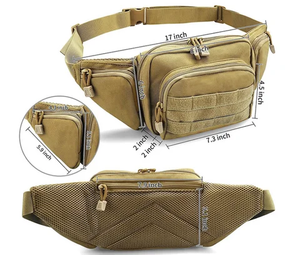 Sac banane de haute qualité pour hommes et femmes, sac banane bandoulière, sac ceinture pour voyage, marche, course à pied, randonnée, cyclisme - Product Image 2