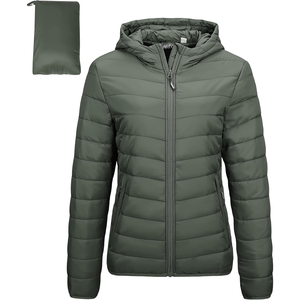 Wholesale Hooded Puffer Jacket Custom Winter <b>Bubble</b> <b>Coat</b> Water Resistant Sample Service Available Factory - Product Image 6