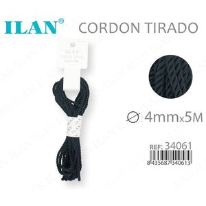 Cordoncino Nero da 4mm x 5m per Cucito e Artigianato - Product Image 1