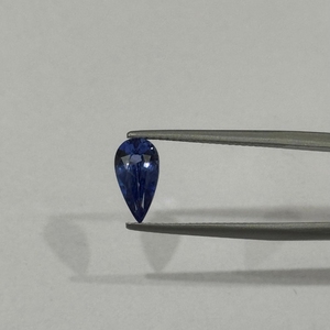 Saphir bleu naturel du Sri Lanka, 2 carats, taille poire, pierre précieuse non traitée, qualité AAAA, intérieur propre, saphir bleu rare - Product Image 4