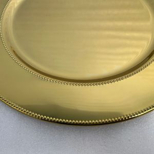 Premium Iron Charger Plate With Gold Antique Finish For Wedding <b>Table</b> Decoration And Luxury Dining Presentation Use - Product Image 2