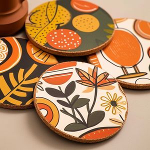 Handmade Square Luxury Wooden Eco-Friendly Drink Coasters Set Natural Wood Tea Coffee Cup <b>Table</b> <b>Protector</b> Home Kitchen Decor - Product Image 5