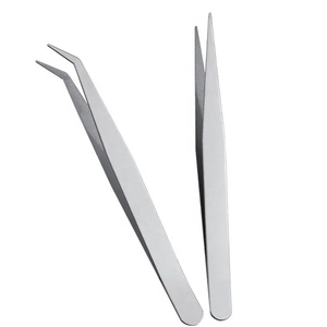 Pinzas para Pestañas de Acero Inoxidable, Puntiagudas, de Precisión, Duraderas, Lisas, Antiestáticas, con Agarre Perfecto para Mujeres - Product Image 2