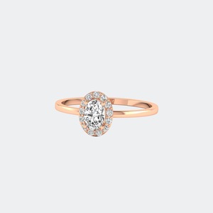 Anillo de Diamantes Cultivados en Laboratorio de 0.60 CTW, Corte Brillante Multiforma, para Mujer, Plata de Ley 925, Color E F, Claridad VS VVS, Joyería de Lujo, Regalo - Product Image 3