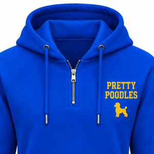 Sudadera con media cremallera azul personalizada con letras griegas Sigma Gamma Rho para mujer, estilo casual, para universidad, hermandad, moda urbana - Product Image 6