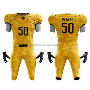 Vente en gros d'uniformes de football américain personnalisés de qualité unique Spandex/polyester imprimé respirant - Product Image 1