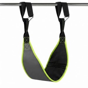 Sangles abdominales réglables en coton et polyester, haute élasticité, antidérapantes, légères, pour barre de traction - Unisexe, vente en gros OEM - Product Image 6