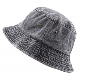 Unisex Bucket <b>Hats</b> with Custom Embroidery or Sublimation in 100% Cotton Canvas Solid Pattern Beach Ready for All Seasons - Product Image 1
