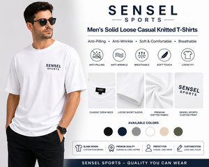 Camisetas de punto casuales holgadas para hombre, anti-bolitas, antiarrugas, diseño liso, camisetas personalizadas para hombre - Product Image 2