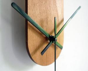 Luxury Light Walnut Mini Wall Clock Silent Wooden Timepiece Perfect for Bedroom And Corporate <b>Gifts</b> At cheap Price - Product Image 5