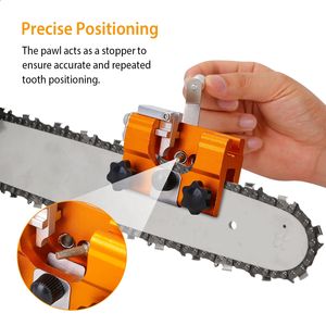 Kit universal de afilado de cadenas para motosierra, afilador manual y eléctrico para motosierra, plantilla de afilado de cadenas para hacha y cuchillo - Product Image 4