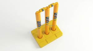 Set de Críquet de Plástico ZAP con Base, 3 Postes, 2 Bails y Base, Set de Postes de Práctica Duradero y Portátil para Niños y Entrenamiento - Product Image 5