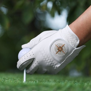 [MAJOR WORLD] HIMEJIMONZA Gants de golf en cuir antidérapants, emballage cadeau prêt à l'emploi, option ensemble de gants - Product Image 1
