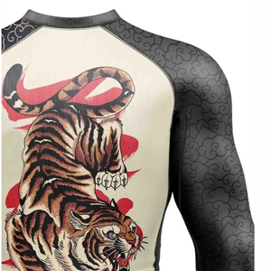 MMA Rash Guard <b>Design</b> Your Own Sublimation <b>Compression</b> <b>Shirt</b> Bjj Rashguard <b>Custom</b> Printed Mens Men Technology OEM Long - Product Image 6