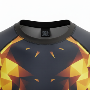 Camiseta de compresión personalizada sublimada para hombres, mujeres y niños, para MMA, BJJ, jiu jitsu, entrenamiento sin gi, tela duradera, traje de baño. - Product Image 4