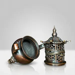 Luxury Export Quality Bakhoor <b>Incense</b> <b>Burner</b> for Religious Eco-Friendly Metal Durable Targeting Wholesale Premium Home Markets - Product Image 5