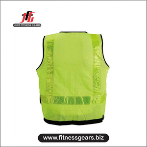 Chaleco de Seguridad para Hombre, Impermeable y Reflectante, Chaleco Antipuñaladas, Ropa de Tráfico, Color Naranja, Hecho de Nailon - Product Image 3