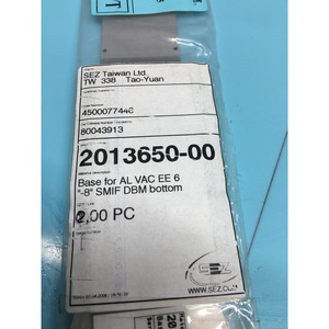 SEZ 2013650 BASE FOR AL VAC EE 6"-8" SMIF DBM - อุปกรณ์และอะไหล่เซมิคอนดักเตอร์ระดับโลกที่เชื่อถือได้ - Product Image 3