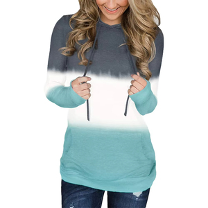 Solid Trader Premium Grade Cotton Blend Highly Breathable Vibrant Unique Pattern Daily Wear Top Women <b>Tie</b> <b>Dye</b> <b>Hoodie</b> - Product Image 1