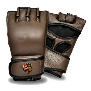 Guantes de MMA de Cuero para Entrenamiento Avanzado con Espuma Absorbente de Impactos, Diseño Ligero y Flexible con Palma Abierta - Product Image 2