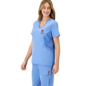 Solid Trader High Quality Medical Scrub <b>Set</b> For <b>Doctors</b> And Nurses Breathable Soft Fabric Texture Durable Hospital Uniform - Product Image 2